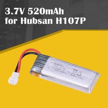 Batería LiPo de 3,7 V y 520mAh para Hubsan H107P, batería de avión, accesorios de repuesto para H107P-09 de Dron de cuatro ejes 2024 - compra barato