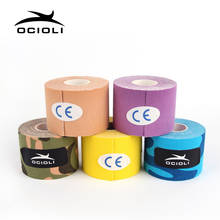 5 Pcs 5cm*5m Kinesiology Tape Sports Muscle Stickers Knee Brace Kinesiotape Roll Cotton Elastic Adhesive Strain Injury Support 2024 - buy cheap