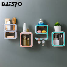 BAISPO Multifunctional Creative Soap Dishes Wall Mounted Waterproof Storage Box Household Drain Soap Holder Bathroom Accessories 2024 - buy cheap