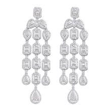 Bettyue Modern Jewelry With Geometry Shape AAA Zirconia Earring For Female Fashion Tassel Ornament Wedding Party Dress-Up 2024 - buy cheap