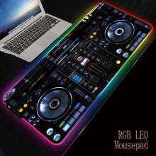 Mrgbest-mousepad rgb para jogos de computador, xxg, luz de fundo led, teclado, mesa, gamer 2024 - compre barato