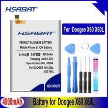 HSABAT 4000mAh X60 X60L Battery For DOOGEE X60 X60L 2024 - buy cheap
