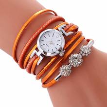 relogio feminino Women's Watch Fashion Luxury Diamond Circle Leather Band Bracelet Ladies Watch Female Watch 2019 reloj mujer 2024 - buy cheap