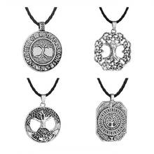 Tree Of Life Pendant World Tree Amulet Trinity Jewelry Viking Necklace 2024 - buy cheap