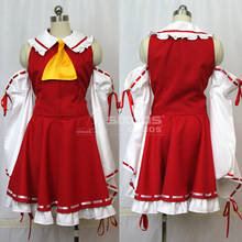 Hot Game Touhou Project Reimu Hakurei Cosplay Costumes Beautiful Fairy Uniform Dress Unisex Role Play Prop Clothing Custom-Make 2024 - buy cheap