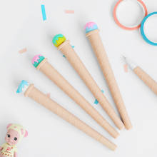 24 pcs Creative Candy Ice Cream Neutral Pen Black Signature Pen Student Stationery Wholesale Kawaii School Supplies 2024 - buy cheap