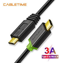 Cabletime USB Type C to USB2.0 Micro Cable M/M for Camera Type C 3.1 to Micro B Date Fast Charging for New Apple Mac Book N174 2024 - buy cheap