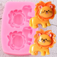 Cute Cartoon Lion Silicone Molds DIY Baby Birthday Cupcake Topper Fondant Cake Decorating Tools Candy Chocolate Gumpaste Moulds 2024 - buy cheap
