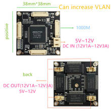 10/100/1000M 4 port gigabit Ethernet switch pcba for embedded integrated module DC 5V 12V1A-3A IN DC OUT VLAN Through current 2024 - buy cheap