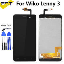 5,0 'для Wiko Lenny 3 ЖК-дисплей + сенсорный экран хороший экран дигитайзер сборка Замена для Wiko Lenny 3 LCD стеклянная панель + Инструменты 2024 - купить недорого