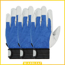 QIANGLEAF-guantes de trabajo mecánicos para hombre y mujer, accesorio de protección de seguridad para el jardín, con agarre Extra flexible, 3 unidades, 508LS 2024 - compra barato