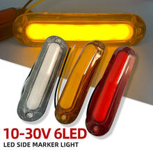 1pcs 6 LED Truck Light Car Truck Trailer LED Side Marker Light Trailer Light Rear Side Lamp Indicator Lamp For Truck Lorry 12-24 2024 - buy cheap