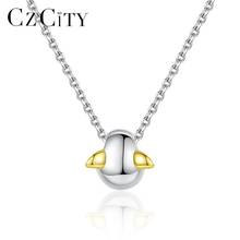 CZCITY New Pure 925 Sterling Silver Pendant Necklaces for Women Fine Jewelry Party Silver Collier Joyeria Fina Para Mujer SN0320 2024 - buy cheap