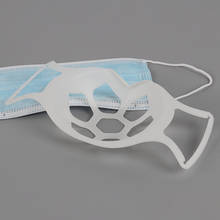 Suporte para máscara facial 3d de grau alimentar, suporte para boca e proteção da boca em silicone, suporte antifurante, 1 peça 2024 - compre barato