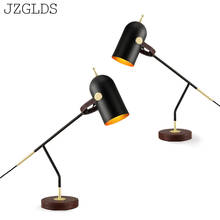 modern led desk lamp iron swing arm  personality lamp living room bedroom bedside office reading desk lamp 2024 - compre barato