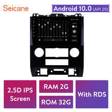 Автомобильный радиоприемник Seicane IPS RDS 2 Гб RAM Android 10,0 для Ford Escape 2007 2010 2011 2012 GPS навигация мультимедийный плеер 2024 - купить недорого