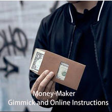 Money-Maker (Gimmick and Online Instructions) Magic Tricks Stage Close up Magia Bill Vanish/Appear Magie Illusion Gimmick Props 2024 - buy cheap