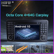 Android 10 4G RAM 8 CORE CAR DVD PLAYER For Mercedes Benz ML GL CLASS W164 ML350 ML500 GL320 radio stereo navigation screen pc 2024 - buy cheap