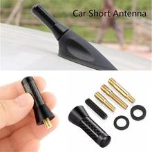 Car Styling Roof Antenna 1.4" Carbon Fiber Car Short Antenna Metal Short Stubby Mast Antenna Radio Auto Accessories Drop Ship 2024 - buy cheap