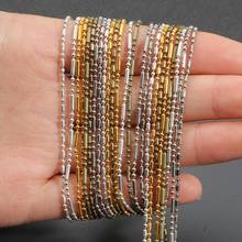 1/5m/lot Rhodium/Silver/Gold/Gunmetal Bronze Color Necklace Chains Iron Bulk for DIY Jewelry Making Materials 2024 - buy cheap