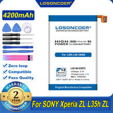 Аккумулятор LOSONCOER LIS1501ERPC, 100% мАч, для Sony Ericsson Xperia ZL L35H Lt35i C6503 C6506 C6502 X ZQ C650X L35 L35a 2024 - купить недорого