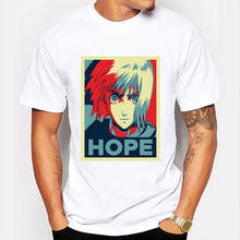 Camisetas Harajuku de ataque a Titan para hombre, camisa de manga corta con cuello redondo, Armin Alert Hope, oversize, de verano, 2021 2024 - compra barato