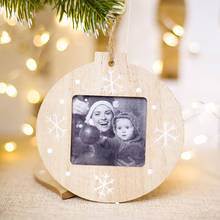 Christmas Photo Frame Christmas Decor for Home Christmas Santa Tree Pendant 2019 Xmas Gifts Decor Noel Navidad New Year 2020 2024 - buy cheap