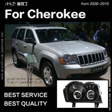 AKD-faro delantero para Jeep Grand Cherokee, accesorio LED DRL Hid Bi Xenon, SRT, 2008-2010 2024 - compra barato