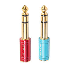 2 Pieces 6.35mm Male to 3.5mm Female Jack Headphone Amplifier Stereo Adapters Converters 2024 - buy cheap