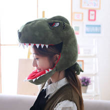 Dinosaur Hat Funny Cool Style Cartoon Anime Headwear Animal Cosplay Party Prop Unisex Green / Pink / Yellow 2024 - buy cheap