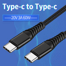 Cable tipo c de carga rápida para teléfono móvil, transmisión de datos usb 2,0, PD, 60W, 3A 2024 - compra barato