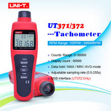UNI-T UT372 99999 Counts Non-Contact Tachometers Target RPM Range 10~99999 MAX/MIN/AVG Test Distance 5~20cm USB Interface 2024 - buy cheap