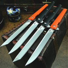 M390 folding knife 5CR15 Outdoor tactical knife quick opening folding knife body guard knife fruit knife pocket knife tool knife 2024 - buy cheap
