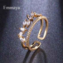 Emmaya Fashion Model Of Cubic Zircon Random Arrangement Adjustable Ring Female Attending Party First Choice Attractive Jewelry 2024 - buy cheap