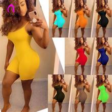 Spaghetti Strapless Rompers Backless Night Party Club Skinny Short Jumpsuit Fitness Women Sport Outfit Playsuit Romper Tracksuit 2024 - buy cheap