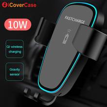 Qi Wireless Charger Fast Charging Pad Car Phone Holder For Huawei Mate 30 pro 5G Mate 20 RS Porsche Design P30 Pro Honor V30 Pro 2024 - buy cheap