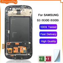 FIX2SAILING 4.8'' i9300 Display For SAMSUNG Galaxy S3 LCD Screen Assembly with Frame For SAMSUNG Galaxy S3 Display i9300 LCD 2024 - buy cheap