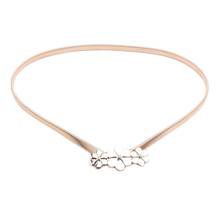 Flower Designer Belts Women Metal Belt Flower Elastic Strap Waist Belt Luxury Silver Gold Chain Stretch Elastic Belt Waist 2024 - buy cheap