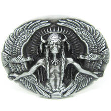 Western Popular Indian Chief Head  Fashion Zinc Alloy Male Belt Buckle 2024 - buy cheap