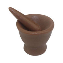 Dollhouse Scale Ceramic Mini Mortar And Pestle Set Garlic Mill 2024 - buy cheap