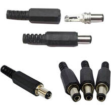 5pairs Male Female DC Power Plug Socket 2.1x5.5mm Jack Adapter Connectors Set 2024 - buy cheap