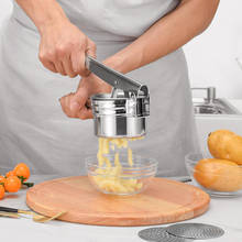 Triturador de batata com 3 discos intercambiáveis para ferramentas de cozinha triturador de batata 2024 - compre barato