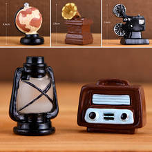 Vintage Mini Camera Sound Recorder Figurine Decoration Micro Landscape Ornament Miniature Furniture DIY Craft Home Decor Gift 2024 - buy cheap