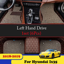 Tapete personalizado à prova d'água para hyundai ix35, 2018, 2019, 2020, acessório de interior automotivo 2024 - compre barato