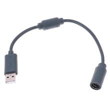 Adaptador de cabo de fuga usb para controle com fio xbox 360 pc 2024 - compre barato