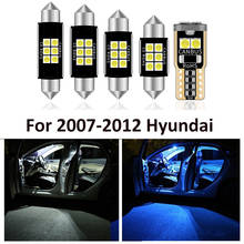 10pcs White Bulbs Car LED Interior Ceiling Light Kit Fit For 2007-2010 2011 2012 Hyundai Veracruz Map Dome Trunk License Lamp 2024 - buy cheap