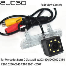 ZJCGO CCD HD камера заднего вида Резервное копирование Парковка Камера для Mercedes Benz C Class MB W203 4D 5D C160 C180 C200 C230 C240 C280 2024 - купить недорого