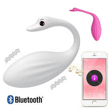 Silicone Swan Shape Vibrator APP Bluetooth Wireless Remote control G-spot Massage 9 Speeds Adult Game Sex Toys for Women Couple 2024 - buy cheap