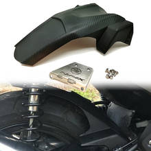 Rear Fender Mudguard Splash Guard Cover With Bracket For Yamaha NMAX155 NMAX N Max 155 2020 Carbon Fiber Wheel Tire Hugger Cover 2024 - buy cheap