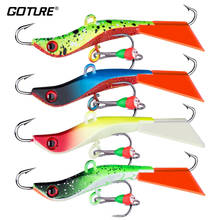 Goture 4pcs/lot Winter Fishing Lure Ice Jig Hard Bait Balance Wobblers for Pike Perch Winter Ice Fishing Accessories 71mm 14g 2024 - buy cheap